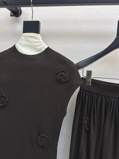 Chan 25fw knitted suit