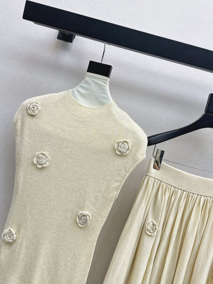 Chan 25fw knitted suit