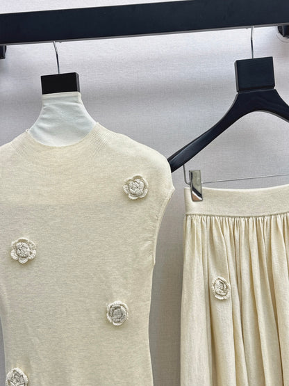 Chan 25fw knitted suit