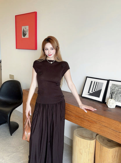 Chan 25fw knitted suit