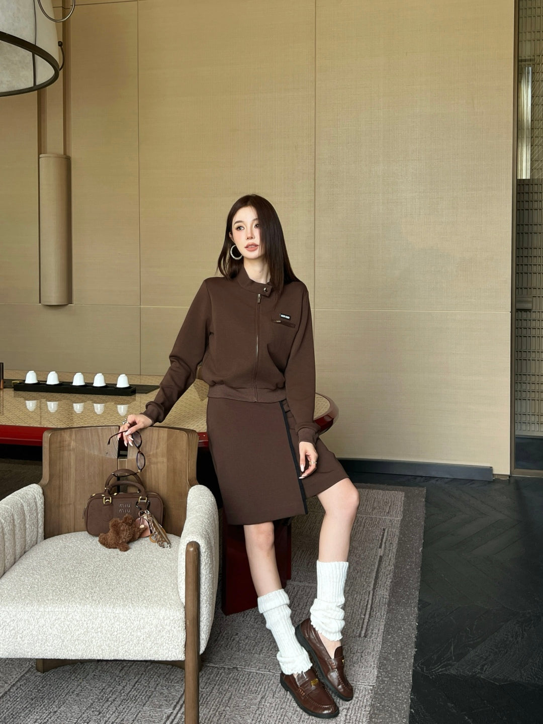 Miu 25fw suit