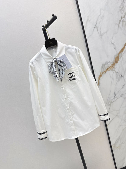 Chan 25fw scarf shirt
