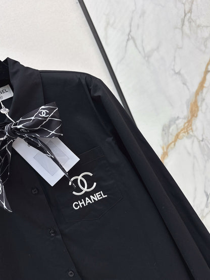 Chan 25fw scarf shirt
