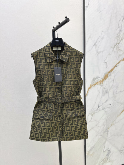 Fend 25fw jacquard vest