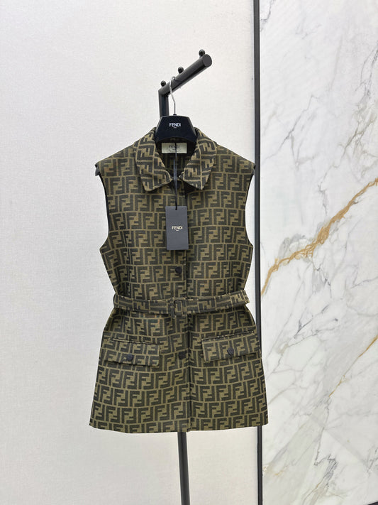Fend 25fw jacquard vest