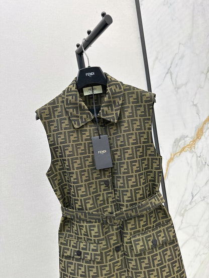 Fend 25fw jacquard vest