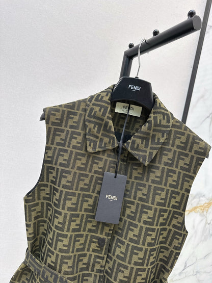 Fend 25fw jacquard vest