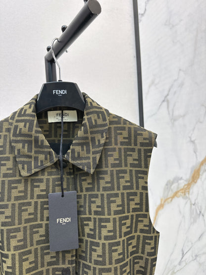Fend 25fw jacquard vest