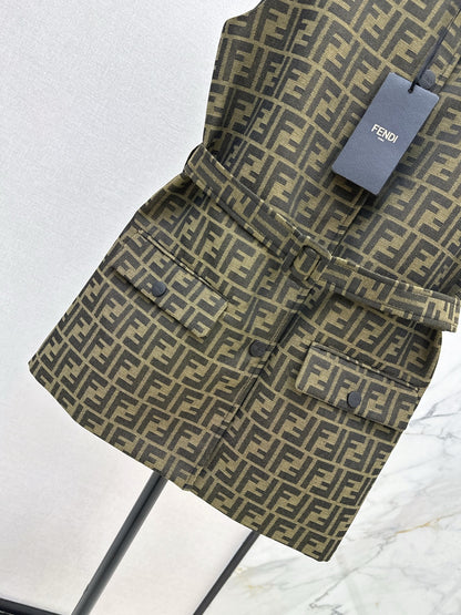 Fend 25fw jacquard vest