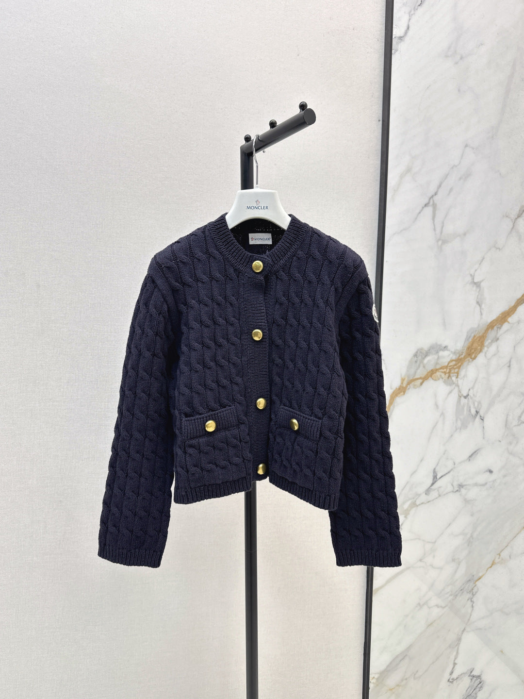 Monc 25fw knitted cardigan
