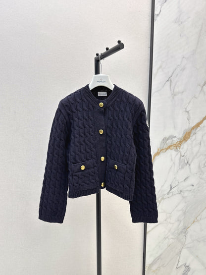 Monc 25fw knitted cardigan