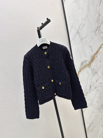 Monc 25fw knitted cardigan