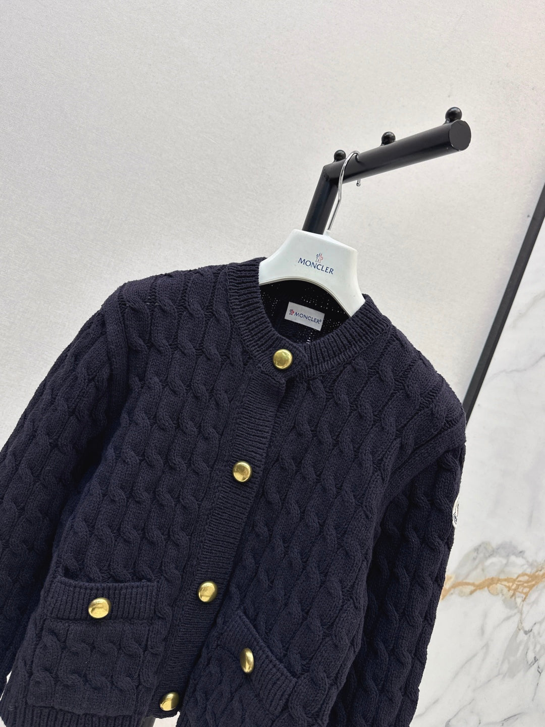 Monc 25fw knitted cardigan