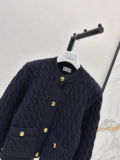 Monc 25fw knitted cardigan
