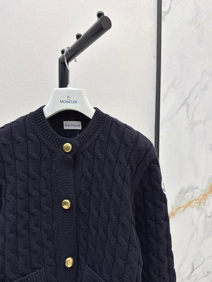 Monc 25fw knitted cardigan
