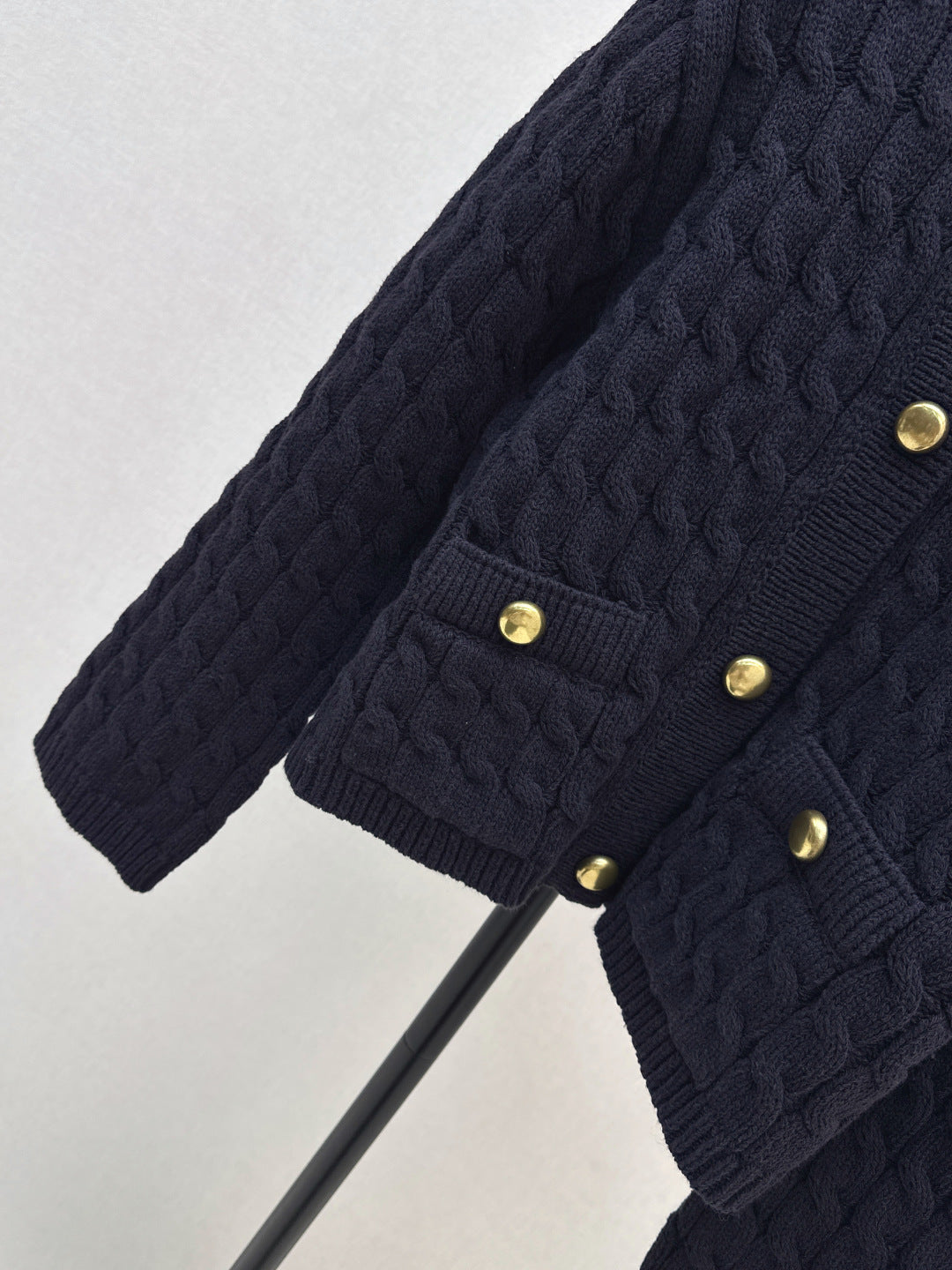 Monc 25fw knitted cardigan
