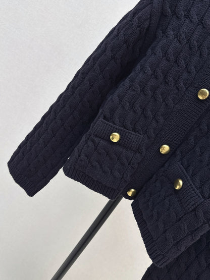 Monc 25fw knitted cardigan