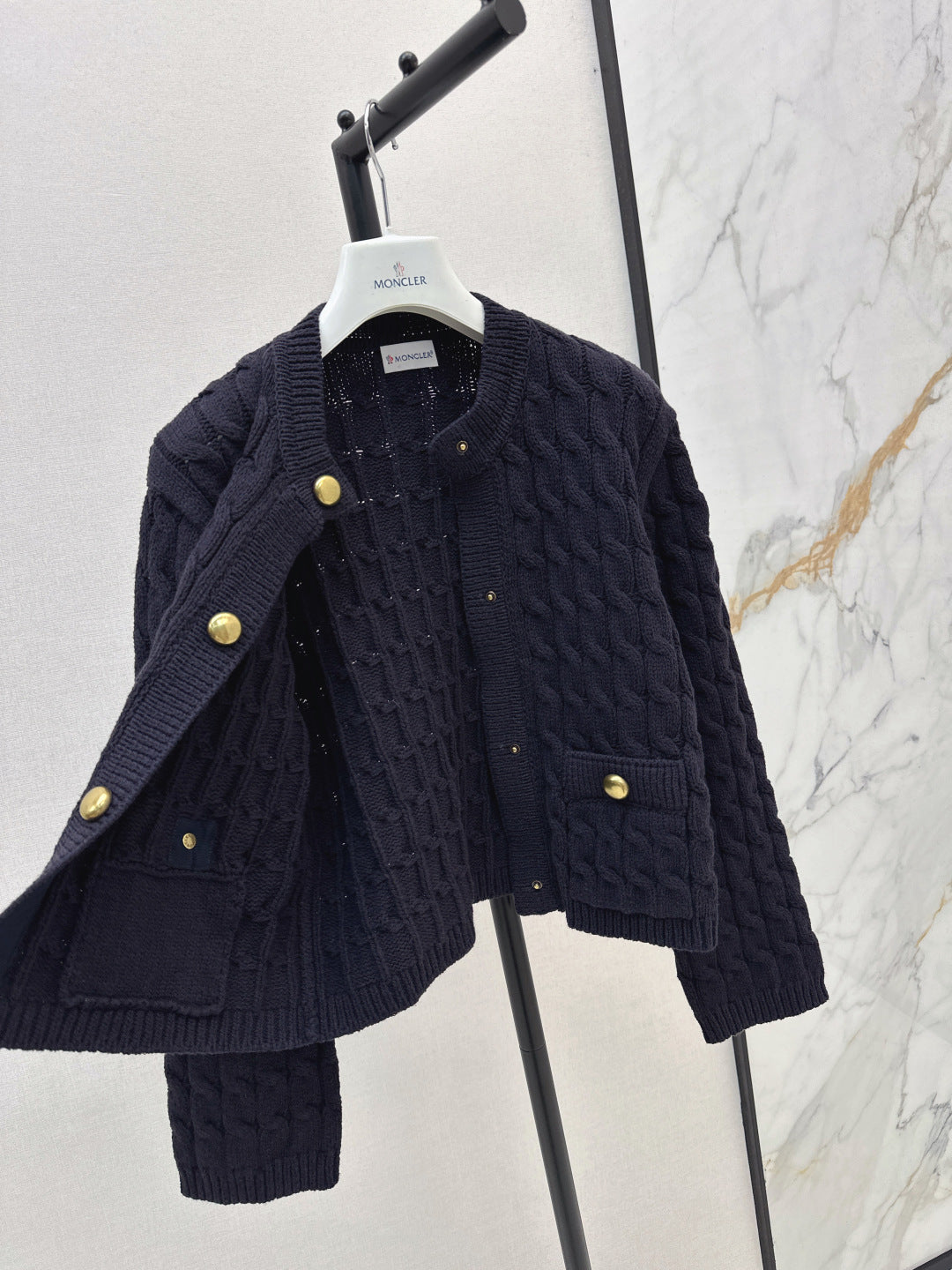 Monc 25fw knitted cardigan