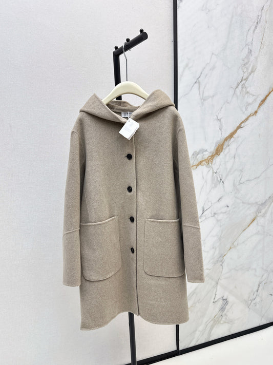 Loro 25fw hooded coat