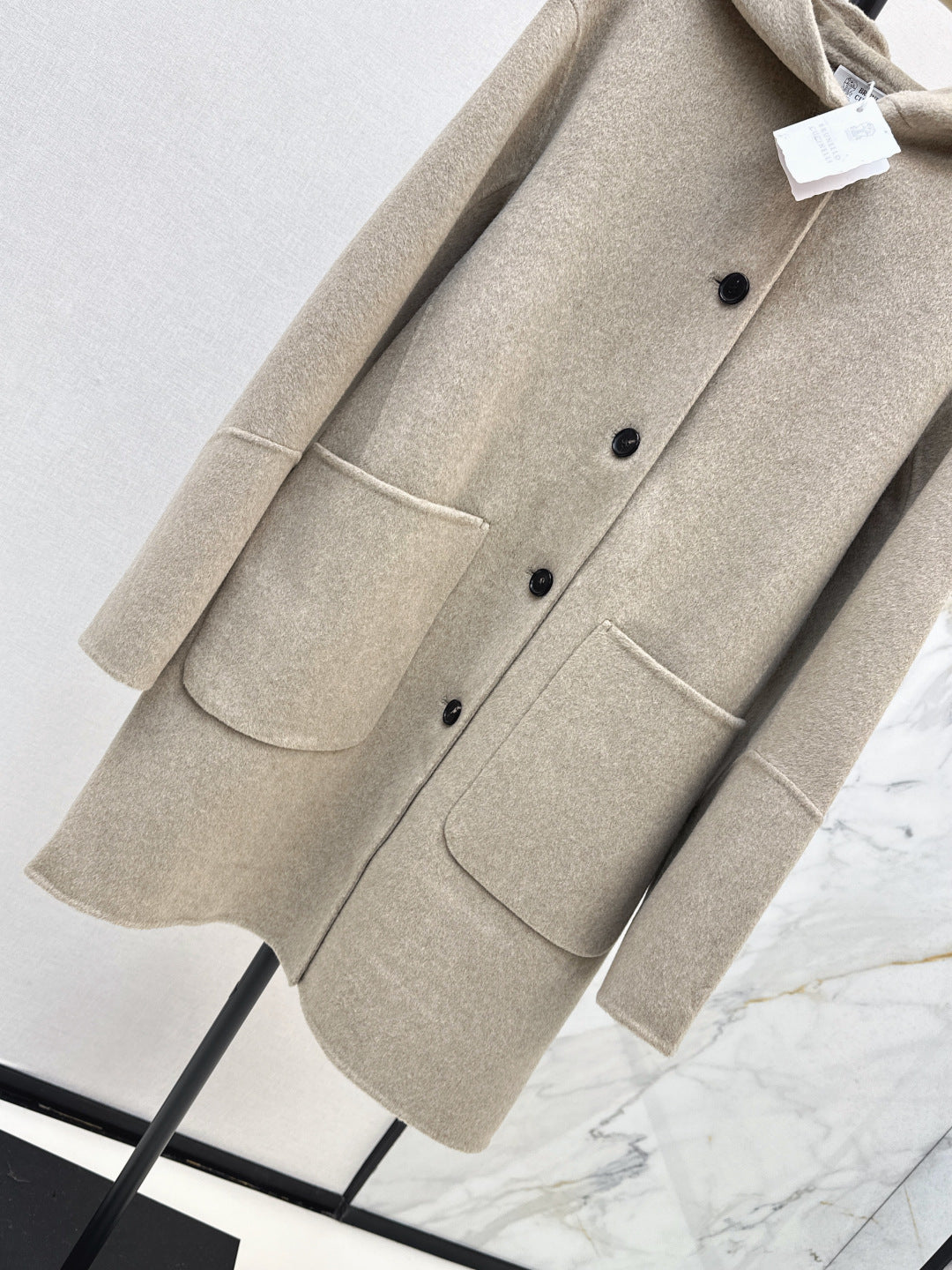 Loro 25fw hooded coat