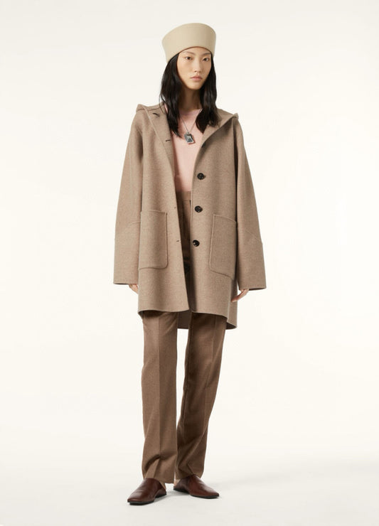 Loro 25fw hooded coat