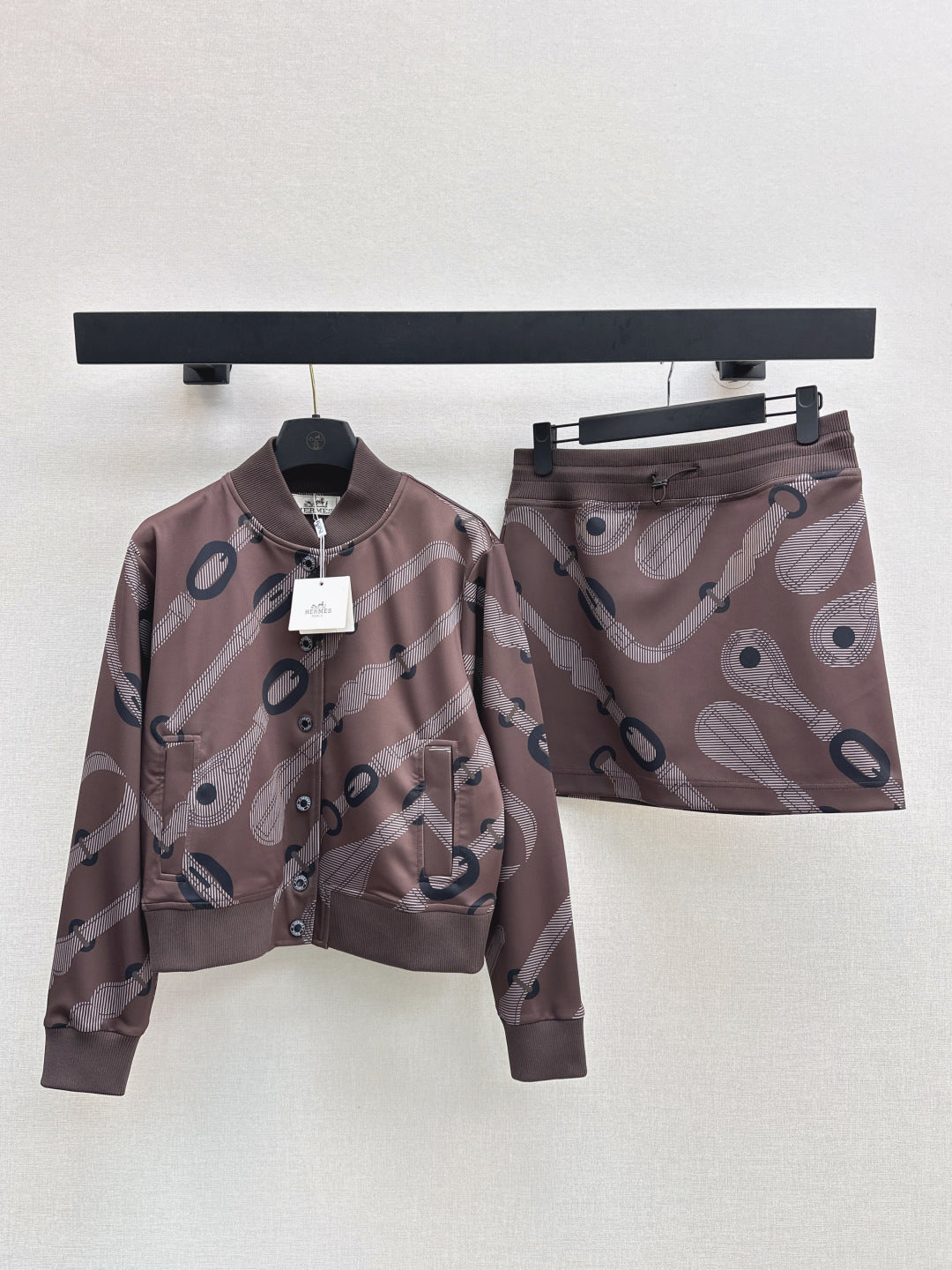 Herm 25fw printed suit