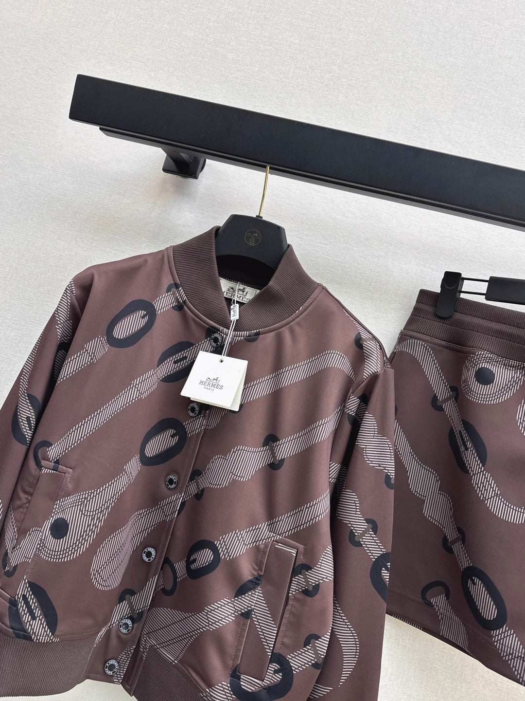 Herm 25fw printed suit