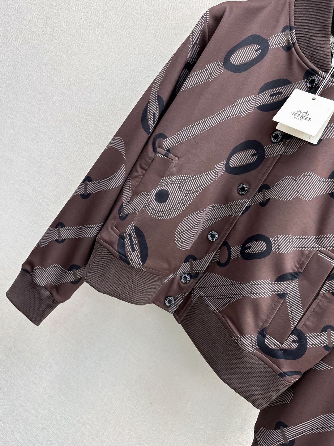 Herm 25fw printed suit