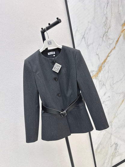 Loe 25fw belt jacket