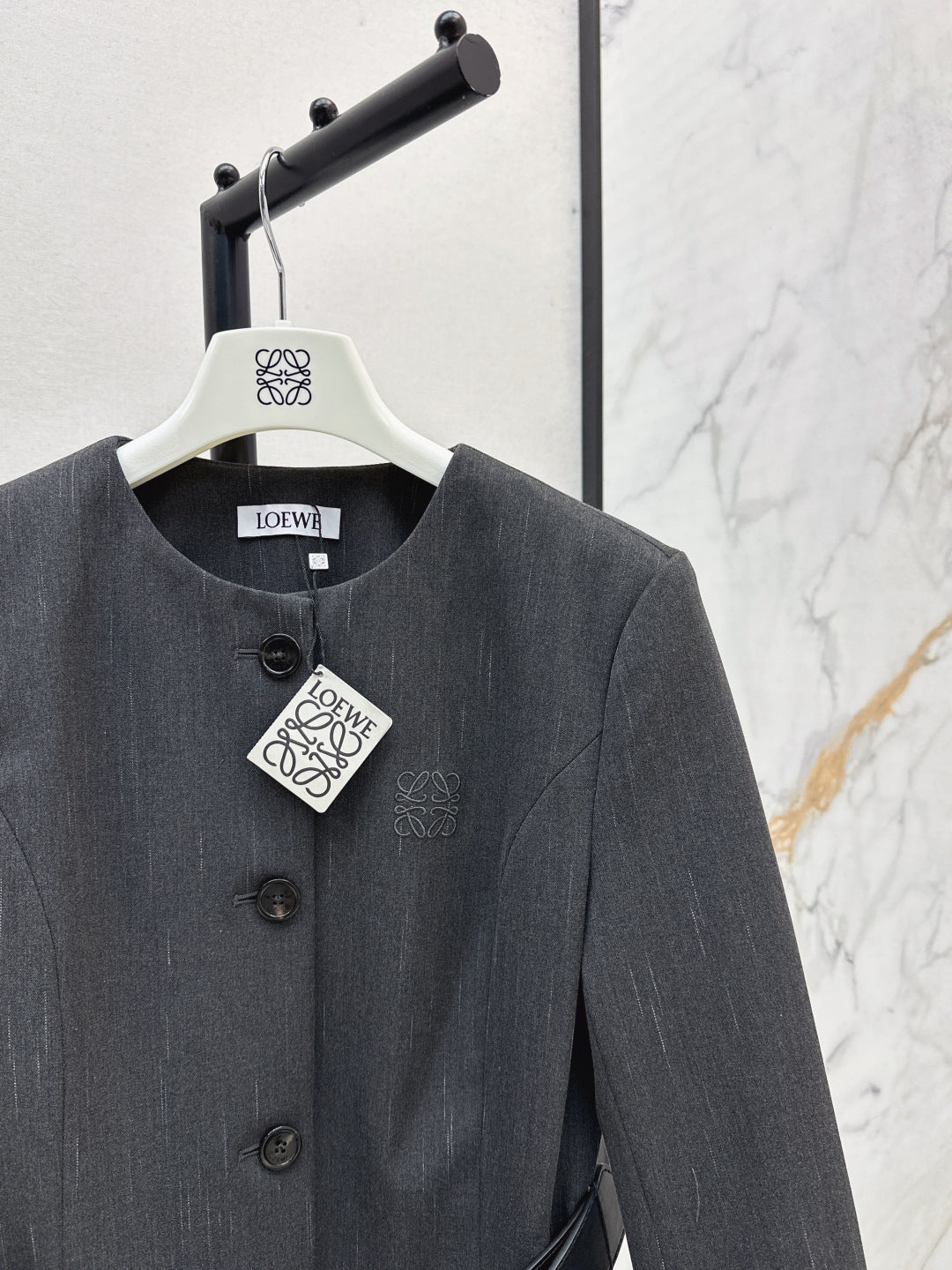 Loe 25fw belt jacket