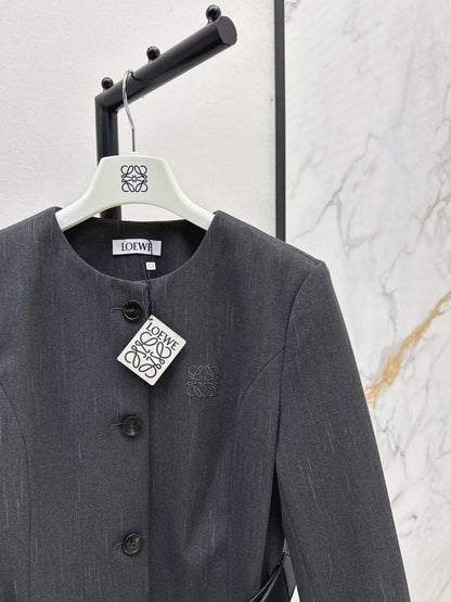 Loe 25fw belt jacket