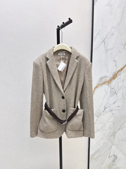 Brun 25fw belt blazer
