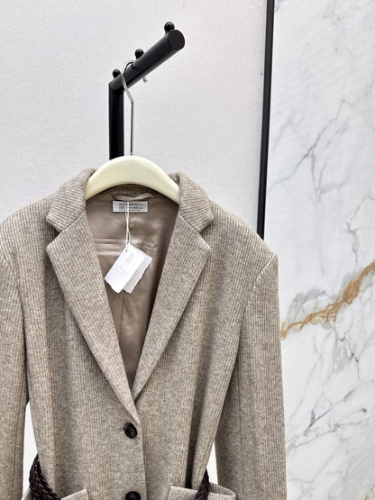 Brun 25fw belt blazer