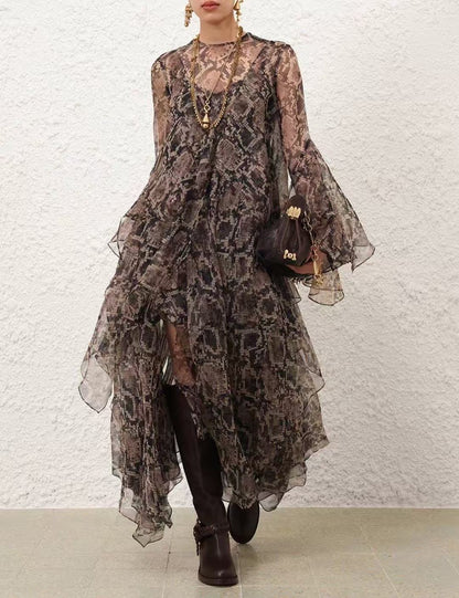 Zimm 25fw silk dress