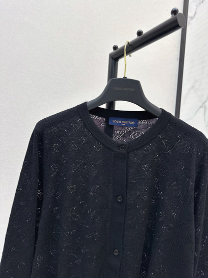 Louis 25fw jacquard cardigan