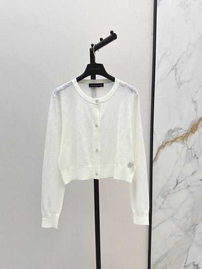 Louis 25fw jacquard cardigan