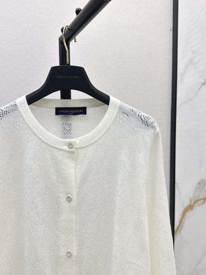 Louis 25fw jacquard cardigan