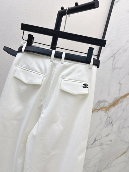 Celi 25fw embroidered pants