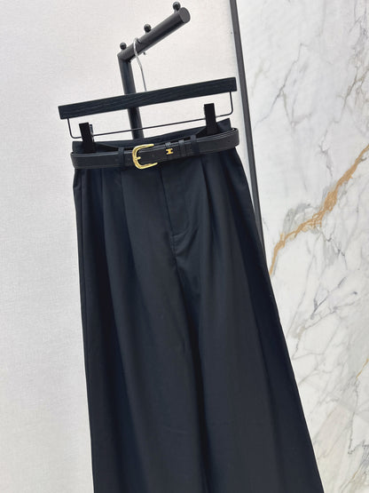 Celi 25fw embroidered pants