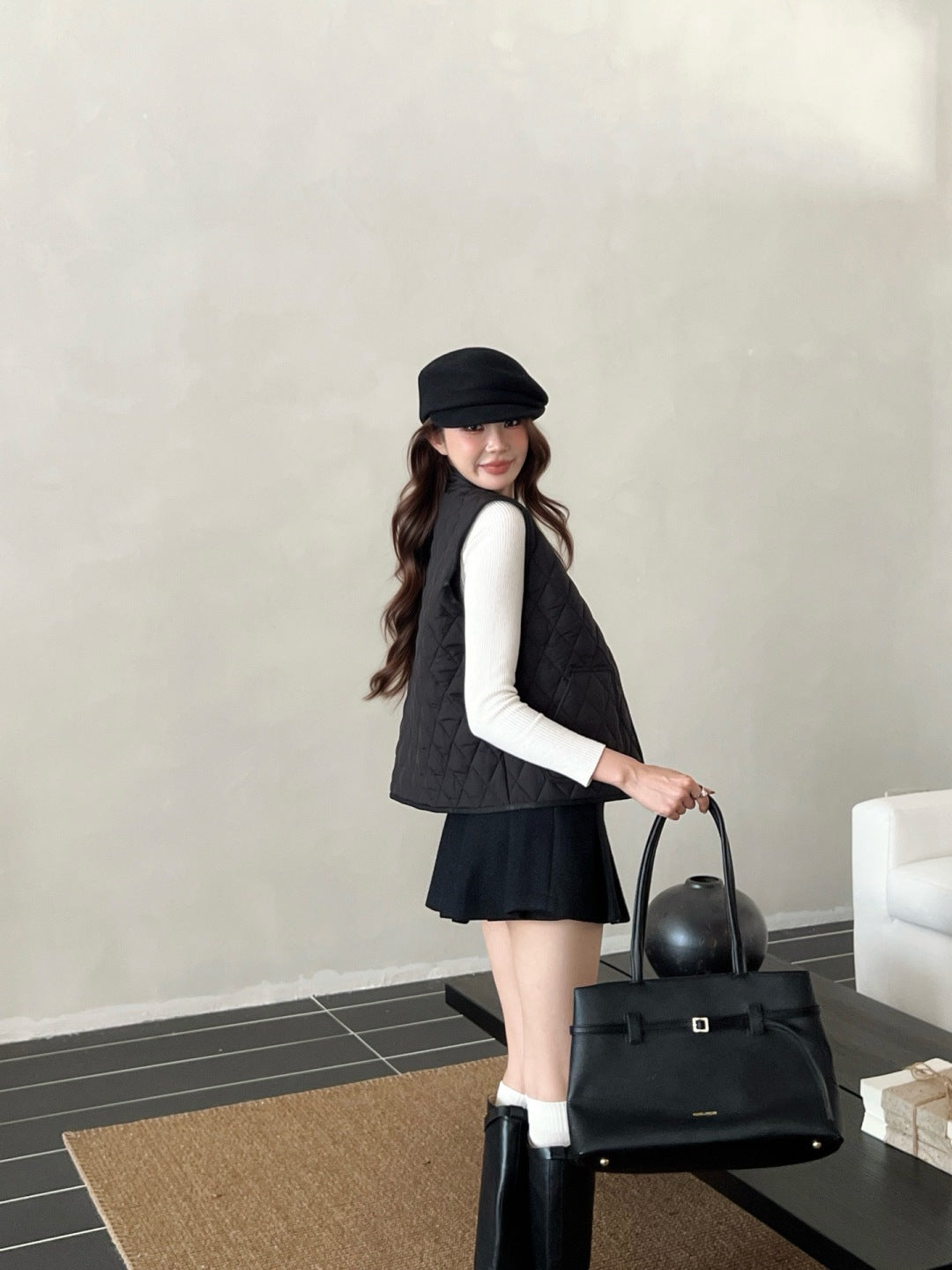 Loro 25fw padded vest