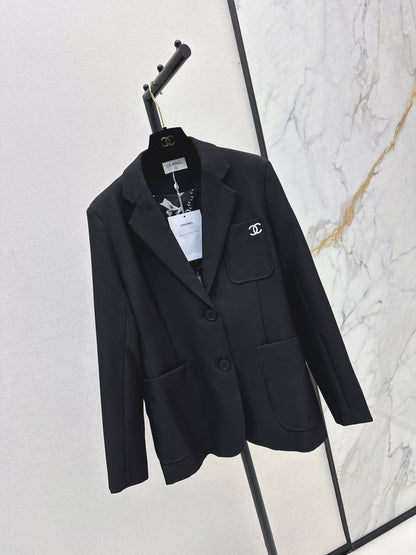 Chan 25fw embroidered blazer