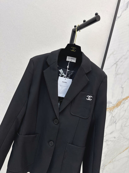 Chan 25fw embroidered blazer