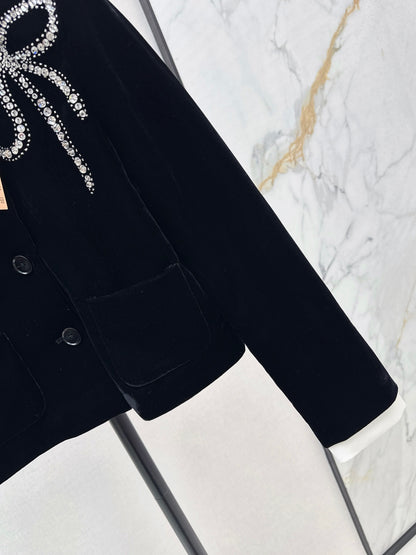 Miu 25fw beaded jacket