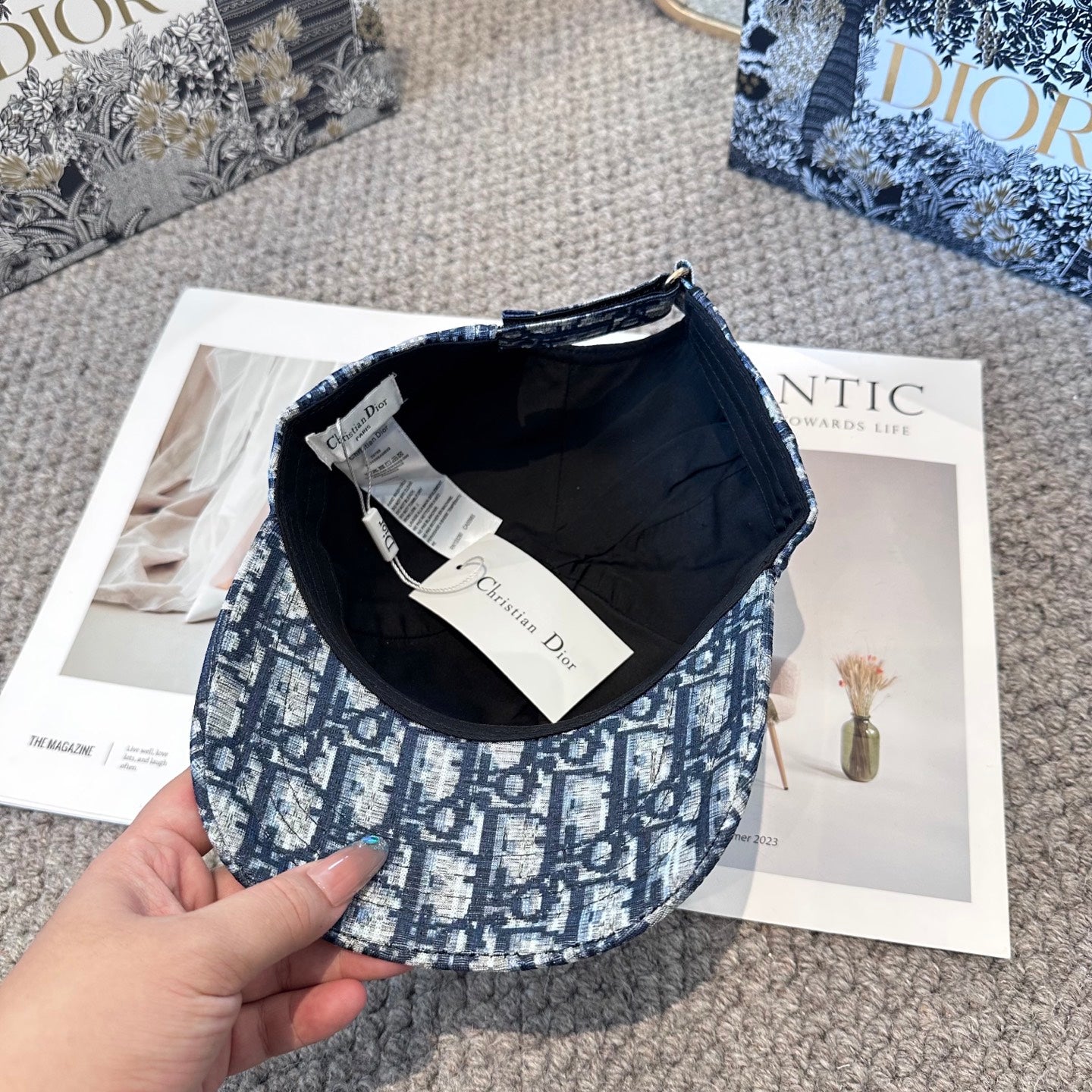 CD classic distressed baseball cap