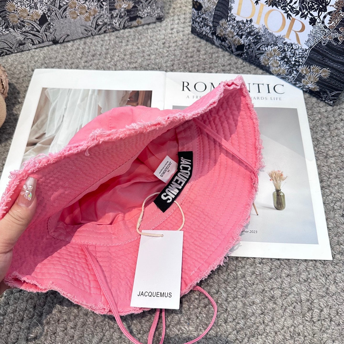 CD classic aged bucket hat