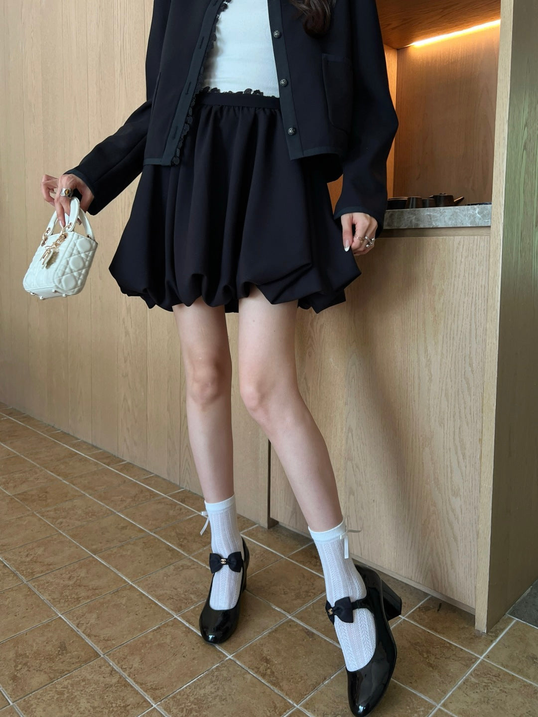 CD 25fw lace skirt