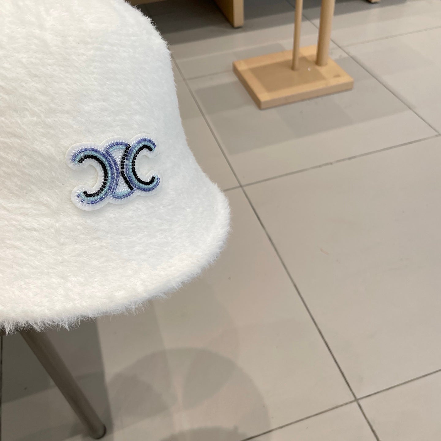 Ce1i autumn and winter plush bucket hat