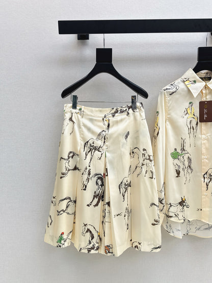 Loro 25fw printed short