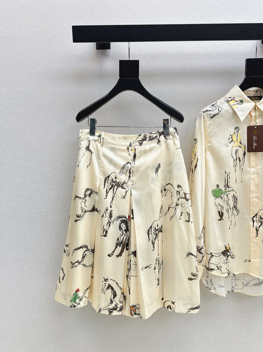 Loro 25fw printed short