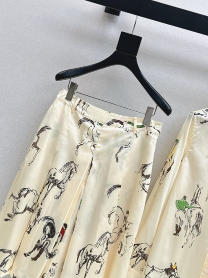 Loro 25fw printed short